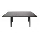 Стол ВВР Миллер Каспий черное золото/черный №3, пластик 120-160/80